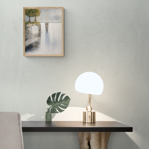 Original art - waterfalls - acrylic paint - nature - Picture 3 of 3